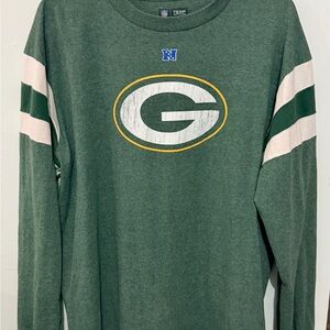 NFL Team Apparel Green Bay Packers Long Sleeve Shirt Cheese Heads